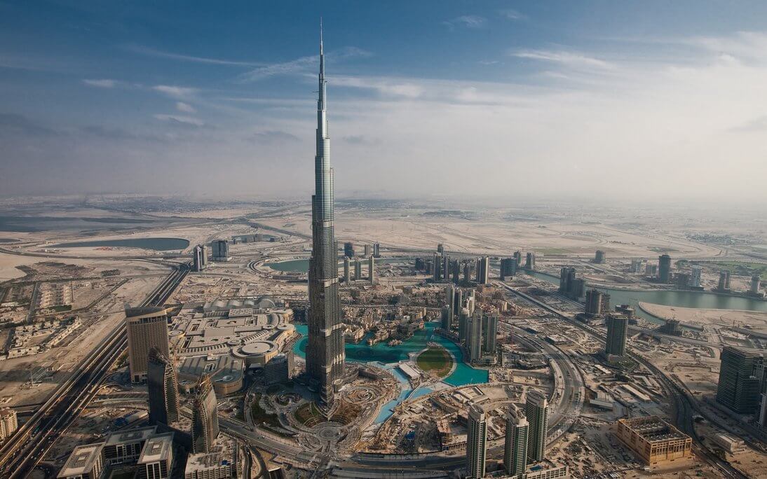 Burj Khalifa and the Dubai skyline