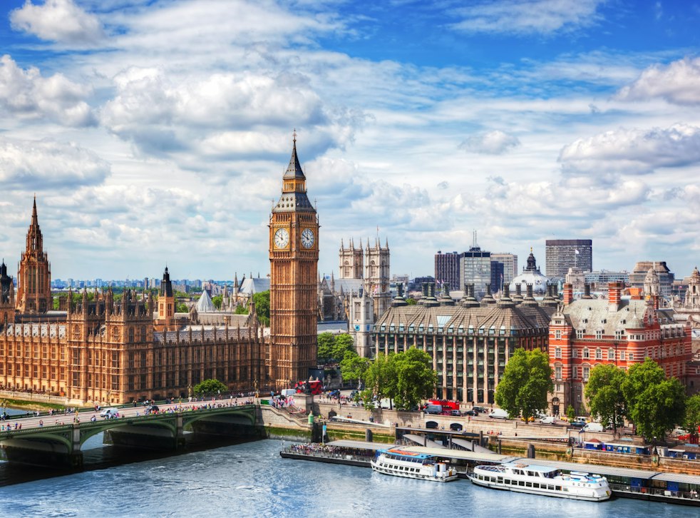 Big Ben and the Houses of Parliament in London